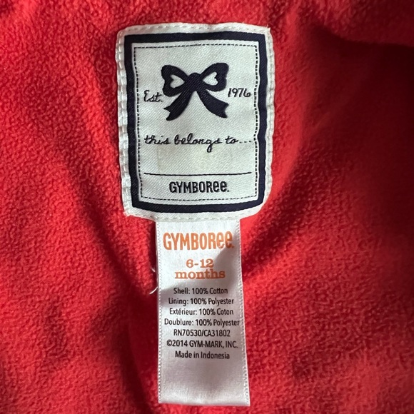 Gymboree navy polkadot spring/fall jacket size 6-12 months - Picture 3 of 3